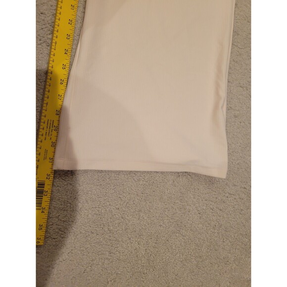 NWT Rhone Ripple Sweatpant Wide Leg Ribbed Cream Women's Large Athleisure Lounge - Picture 8 of 12